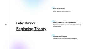 Beginning Theory by Peter Barry book review the best books